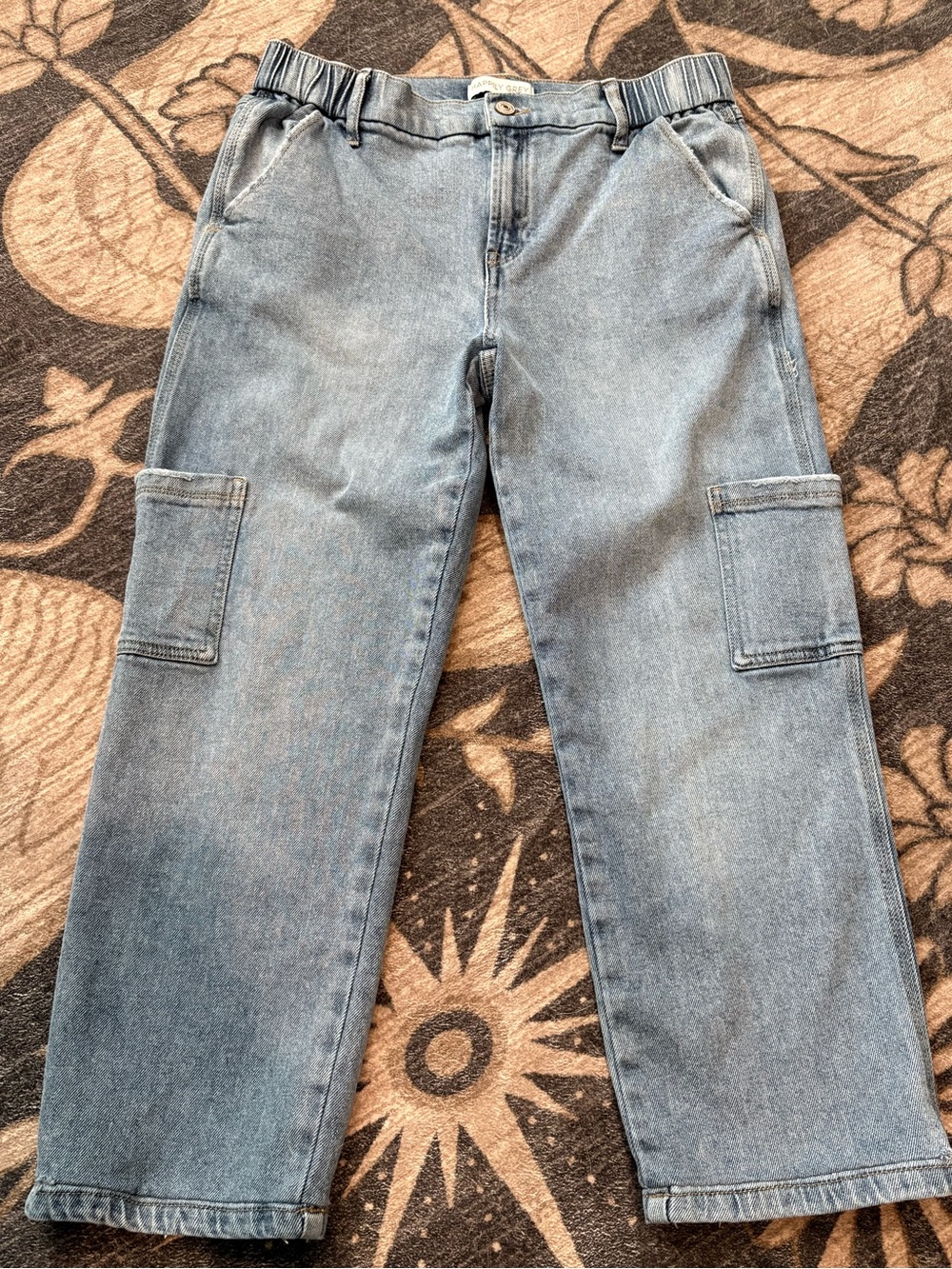 Happily Greg Cargo Denim Jeans - Light Blue - Picture 2 of 7